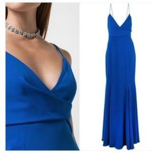 Jay Godfrey Bocelli Drape-Front Gown Size 4